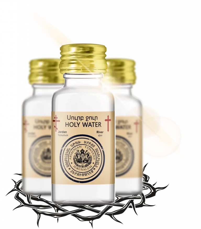 agua santa de jerusalem